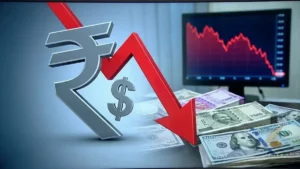 Indian Rupee hits record low at 91.64 per dollar.